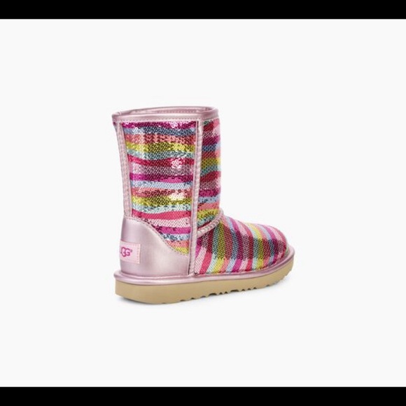 Kids UGG Rainbow Sequined Boot - Picture 4 of 4